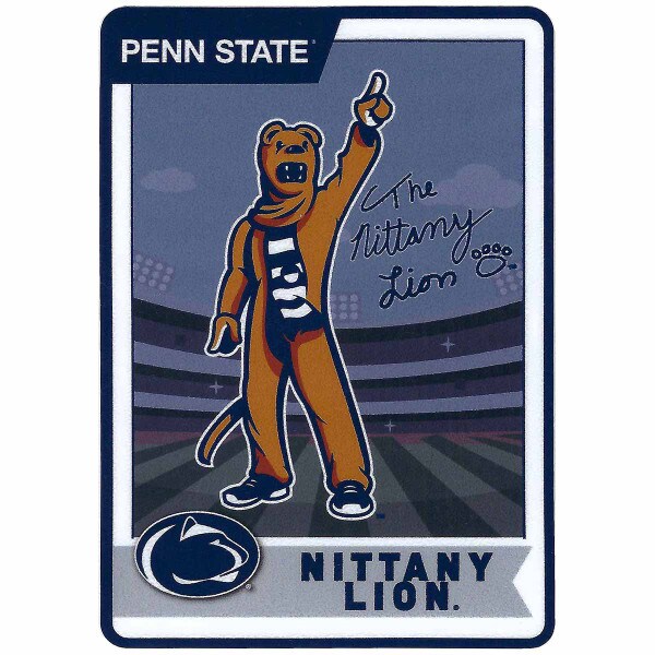 Penn State Nittany Lion Mascot in Beaver Stadium vinyl decal